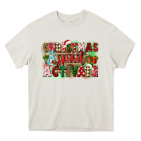 Cream christmas spirit activate Heavy Core Tee - CowGirlArtShop