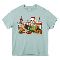 Arona Christmas coffee cups with Beagle Heavy Core Tee - RanaPortraitStore
