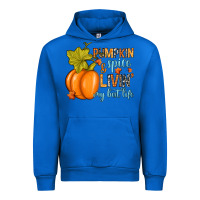 Cobalt Pumpkin spice and livin' my best life Urban Hoodie - RanaPortraitStore