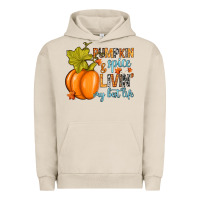 Pigment French Oak Pumpkin spice and livin' my best life Urban Hoodie - RanaPortraitStore