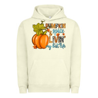 Pigment Pistachio Pumpkin spice and livin' my best life Urban Hoodie - RanaPortraitStore