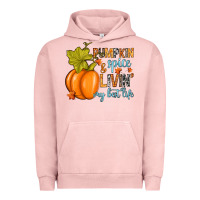 Pigment Salmon Pumpkin spice and livin' my best life Urban Hoodie - RanaPortraitStore