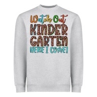 Heather Grey watch out kindergarten here i come! Heavyweight Sweatshirt - JahusDesignShop