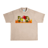 French Oak Baseball And Softball Dad Libbey Glass Urban Heavy Tee - BundleAndBundleShop