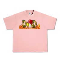 Salmon Baseball And Softball Dad Libbey Glass Urban Heavy Tee - BundleAndBundleShop