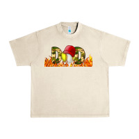 Sandshell Baseball And Softball Dad Libbey Glass Urban Heavy Tee - BundleAndBundleShop