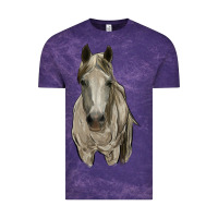Cloud Purple horse Vintage Tee - RanaPortraitStore