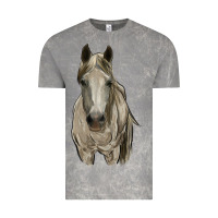 Cloud Rock horse Vintage Tee - RanaPortraitStore