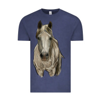 Vintage Denim horse Vintage Tee - RanaPortraitStore