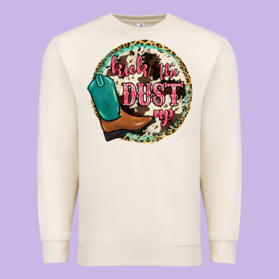 Kick The Dust Up Premium Sweatshirt Designed By Jahusdesignshop