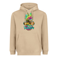 Mushroom tie dye pineapple, summer Heavyweight Hoodie - JahusDesignShop