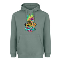 Sage tie dye pineapple, summer Heavyweight Hoodie - JahusDesignShop