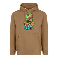 Toasted Coconut tie dye pineapple, summer Heavyweight Hoodie - JahusDesignShop