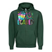 Sports Green let's get loaded Zipper Hoodie - JahusDesignShop
