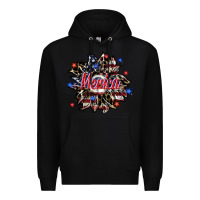 Black merica Premium Hoodie - SublimationCraftShop