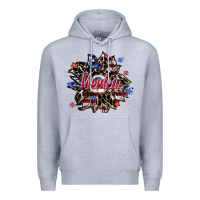 Heather Grey merica Premium Hoodie - SublimationCraftShop