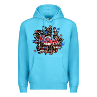 Ocean Blue merica Premium Hoodie - SublimationCraftShop