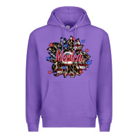 Purple merica Premium Hoodie - SublimationCraftShop