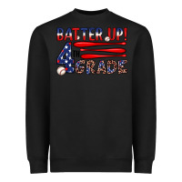 Black batter up 4th grade Heavyweight Sweatshirt - JahusDesignShop