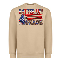 Batter Up 4th Grade Heavyweight Sweatshirt | Teevron