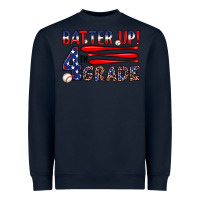 Navy batter up 4th grade Heavyweight Sweatshirt - JahusDesignShop