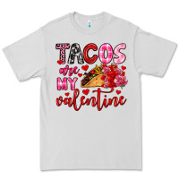 Dove Grey tacos are my valentine Premium Tee - OliviaCreatesArt