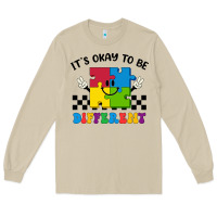 Mushroom It's Okay To Be Different Long Sleeve Tee - CowhideDigitalArt