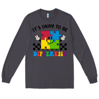 Smoke It's Okay To Be Different Long Sleeve Tee - CowhideDigitalArt