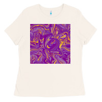 Bone Abstract Mardi Gras Seamless Pattern Ladies Tee - FaDigitalArtStudio