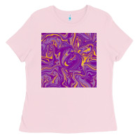 Abstract Mardi Gras Seamless Pattern Ladies Tee | Teevron