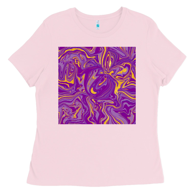 Abstract Mardi Gras Seamless Pattern Ladies Tee by FaDigitalArtStudio | Teevron