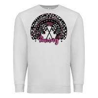 Dove Grey racing checkered rainbow Premium Sweatshirt - JahusDesignShop