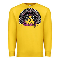 Lemon racing checkered rainbow Premium Sweatshirt - JahusDesignShop