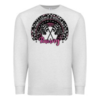 Oatmeal Heather racing checkered rainbow Premium Sweatshirt - JahusDesignShop