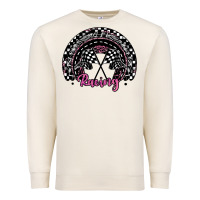 Sandshell racing checkered rainbow Premium Sweatshirt - JahusDesignShop