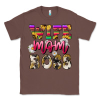 Chestnut Wife mom boss daisy Mother's Day Classic Tee - HowdyJamesFarm