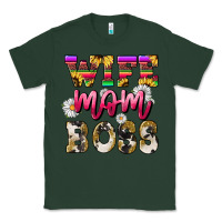Sports Green Wife mom boss daisy Mother's Day Classic Tee - HowdyJamesFarm