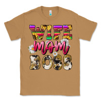 Toasted Coconut Wife mom boss daisy Mother's Day Classic Tee - HowdyJamesFarm