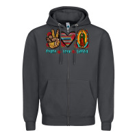 Smoke peace love lupita Zipper Hoodie - JahusDesignShop