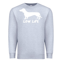 Heather Grey Doxie Low Life Premium Sweatshirt - artisFamous