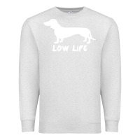 Oatmeal Heather Doxie Low Life Premium Sweatshirt - artisFamous