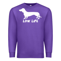 Purple Doxie Low Life Premium Sweatshirt - artisFamous