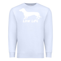 White Doxie Low Life Premium Sweatshirt - artisFamous