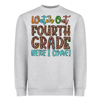 Heather Grey watch out fourth grade here i come! Heavyweight Sweatshirt - JahusDesignShop