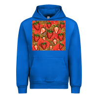 Cobalt strawberries Urban Hoodie - Jasminsmagicworld