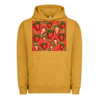 Pigment Peanut Butter strawberries Urban Hoodie - Jasminsmagicworld