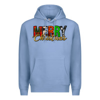 Colony Blue merry christmas western Premium Hoodie - Jasminsmagicworld