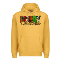 Mustard merry christmas western Premium Hoodie - Jasminsmagicworld