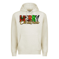 Oatmeal Heather merry christmas western Premium Hoodie - Jasminsmagicworld