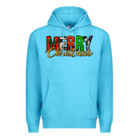 Ocean Blue merry christmas western Premium Hoodie - Jasminsmagicworld
